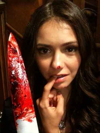 July 13th, 2010 Credit @PaulMSommers on Twitter
Nina on Set all Bloody 
