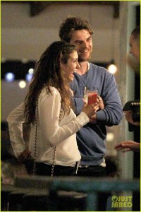 *EXCLUSIVE* Nina Dobrev and Nathaniel Buzolic enjoy a night out with friends **USA ONLY**