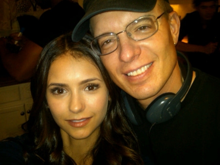 On Set July 13th , 2010 Credit: Nina Dobrev
Nina on Set with New Director/Producer Miller Tobin
